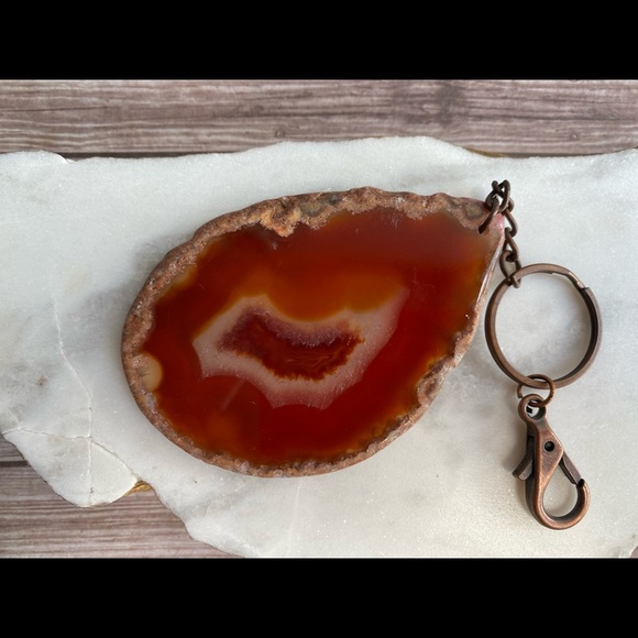 Red Agate Keychain ❤️ - Picture 4 of 5